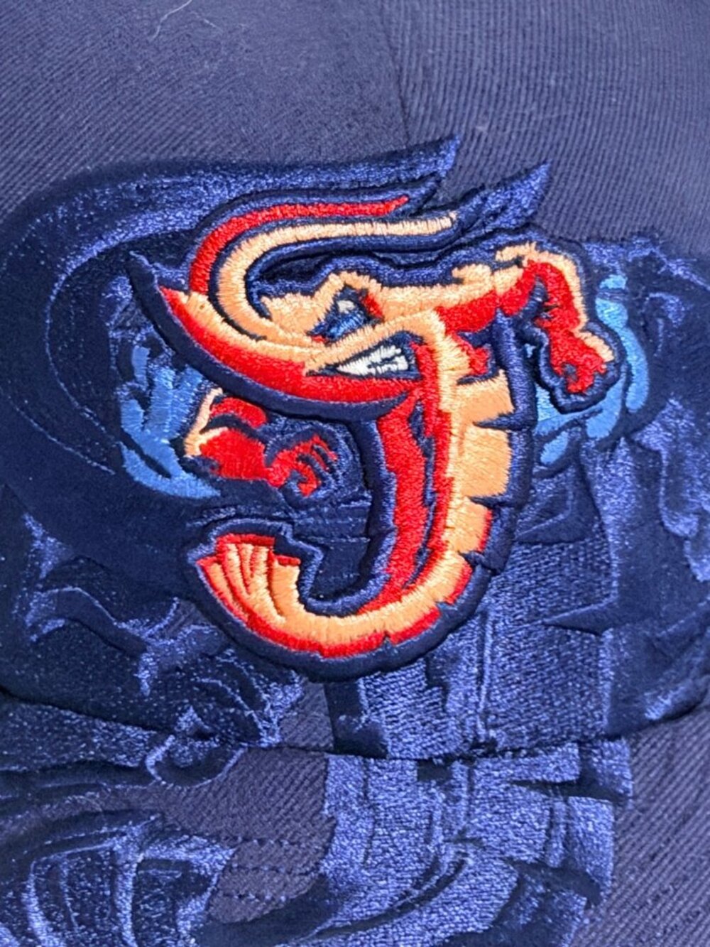 Jacksonville Jumbo Shrimp New Era 9Fifty Baseball Cap Hat OSFM Adjustable Snapba - Picture 2 of 7
